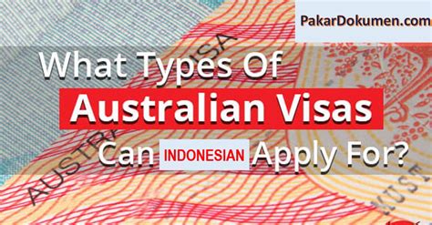 Jenis-jenis Visa Australia